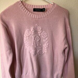 Ralph Lauren Women's Pink Sweater